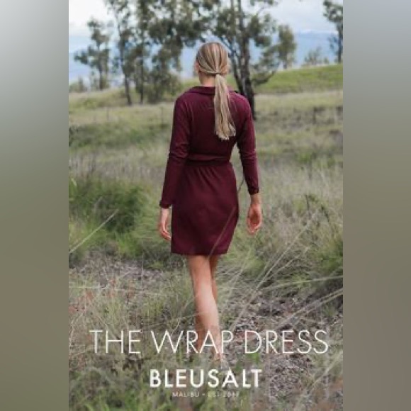 Bleusalt forest green wrap dress size 2 worn once - Picture 5 of 6